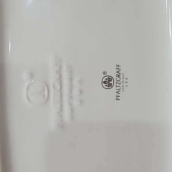 Pfaltzgraff Holiday "Welcome" Serving Tray!! - Picture 7 of 10